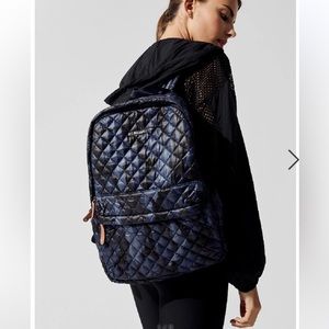 MZ Wallace dark blue camo Metro Backpack